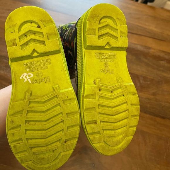 Hatley Boys Dino Fossils Matte Rain Boots | SZ 12 - Picture 8 of 15
